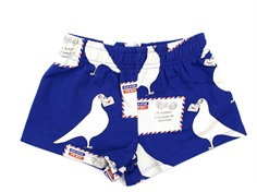 Mini Rodini sweatshorts pigeons blue